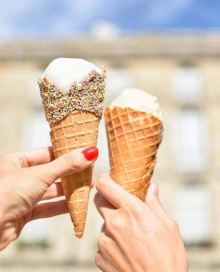 Cornets de glaces artisanales Bordeaux
