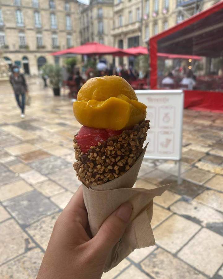 Délicieuse glace faite maison Bordeaux