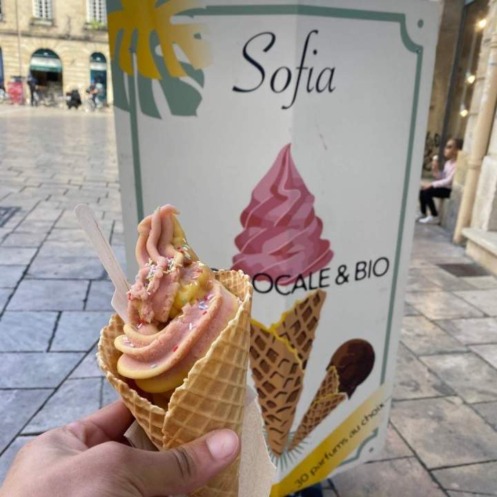 Glace à l'italienne onctueuse Bordeaux