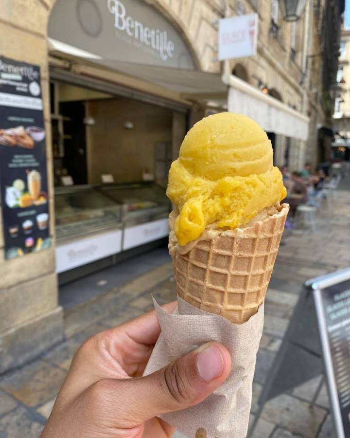 Glace faite maison et bio Bordeaux