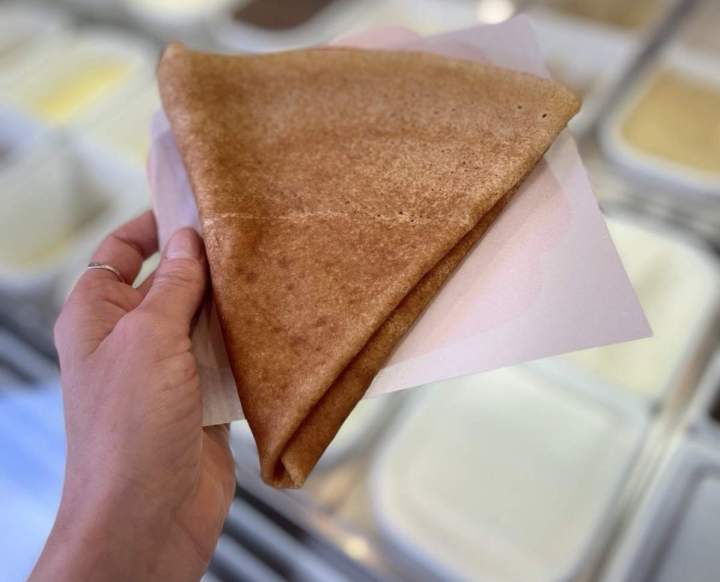 Crêpe chaude et savoureuse Bordeaux